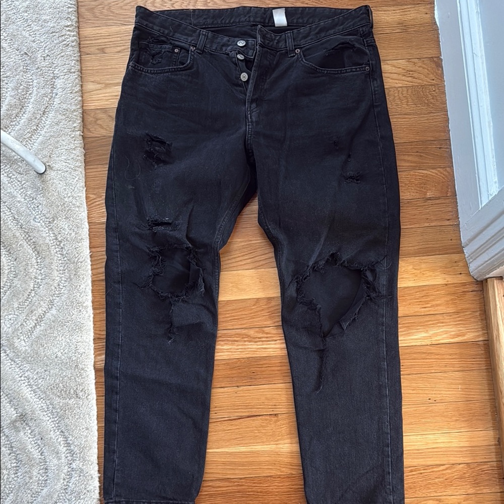H&M Black Boyfriend Jeans